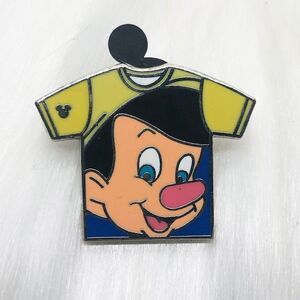 🔮‎ 5/$25 Disney Shirts Pinocchio Pin